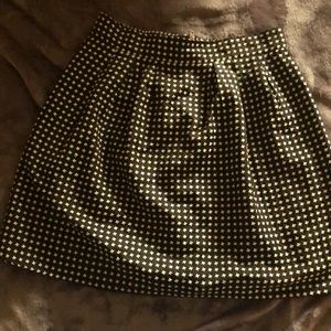 Black and white skirt